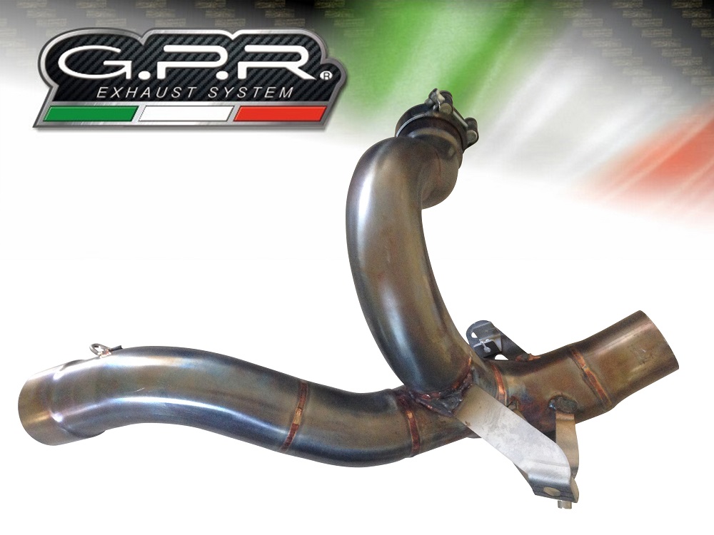 Decat pipe GPR Brushed Stainless steel